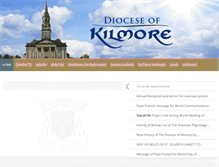 Tablet Screenshot of kilmorediocese.ie